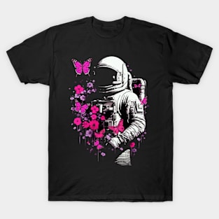 Butterfly Astronaut Astral Space Dreams T-Shirt